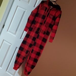 PINK Victoria's Secret winter one piece pajamas
